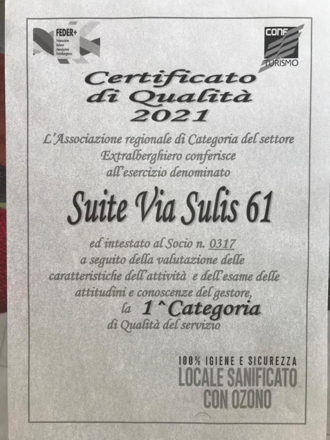 Suite Via Sulis 61 Cagliari Eksteriør bilde